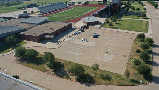 Chisholm Trail High School Parking Lot - Stadium Small in Fort Worth 2