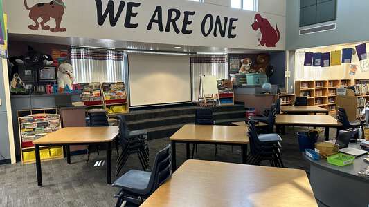 Tanaka - Wayne N. Elementary School Library in Las Vegas