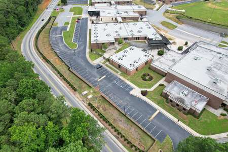 Kendrick Middle School Parking Lot - Front in Jonesboro