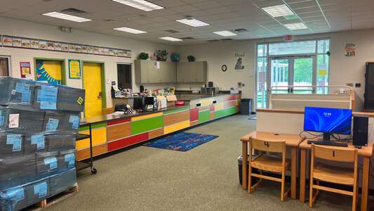 Melrose Elementary School Library in Baton Rouge