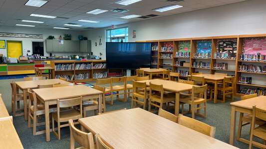 Melrose Elementary School Library in Baton Rouge