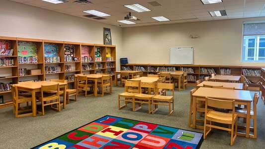 Melrose Elementary School Library in Baton Rouge