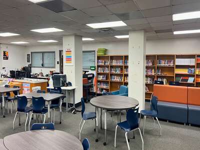 Ignite Middle School Library in Dallas