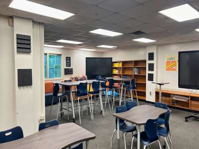 Ignite Middle School Library in Dallas