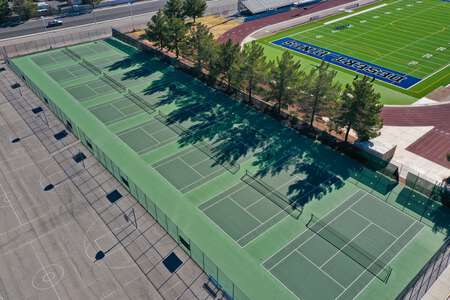Desert Pines High School Tennis Courts in Las Vegas