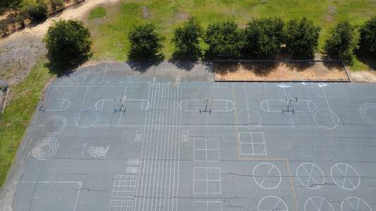 Bidwell High School Outdoor Basketball Courts in Antioch