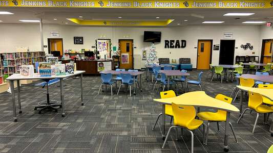Jenkins Elementary School Library in Lawrenceville