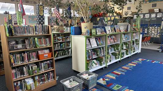 Live Oak Elementary School Library in Santa Cruz