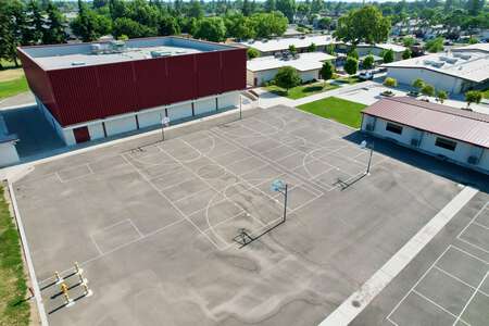 Dutcher Middle School Outdoor Basketball Courts 1 in Turlock