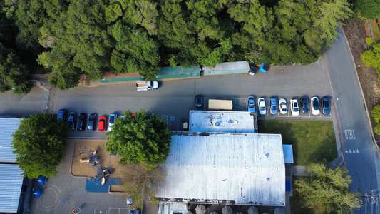 Del Rey Elementary School Parking Lot - Side in Orinda