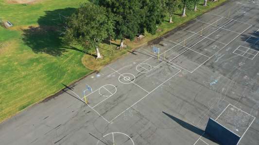 Handy Elementary School Outdoor Basketball Courts in Orange