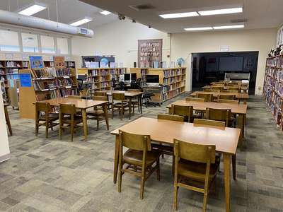 Jane Lathrop Stanford Middle School Library in Palo Alto