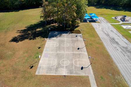 Ocean Lakes Elementary School Outdoor Basketball Courts in Virginia Beach