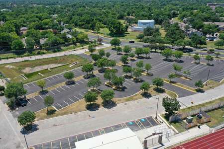 Westwood High School Parking Lot - Football Stadium in Round Rock