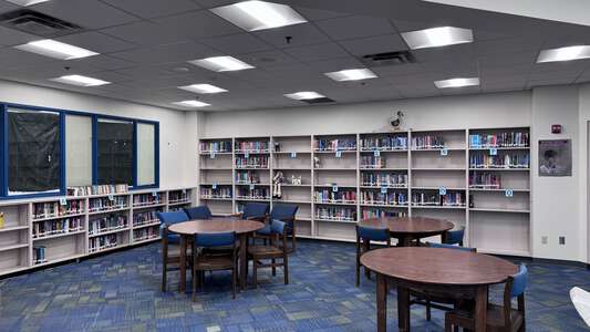 Seagoville Middle School Library in Dallas 2