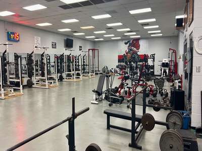 Stratford High School Weight Room in Goose Creek