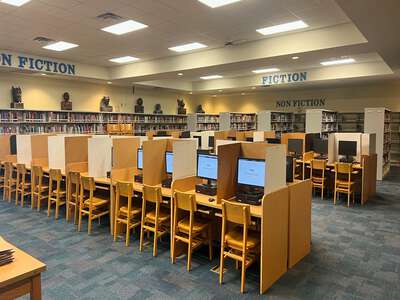 Ronald W. Reagan/Doral Senior High School Library in Doral