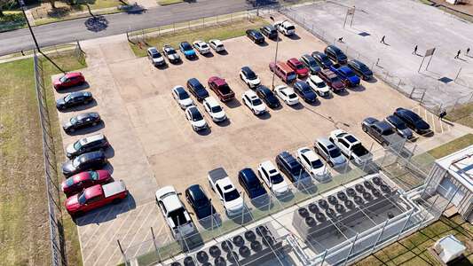 Edward Titche Elementary School Parking Lot - Back in Dallas