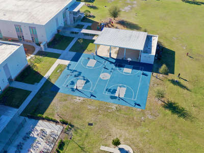 Lancaster Elementary School Outdoor Basketball Courts in Orlando
