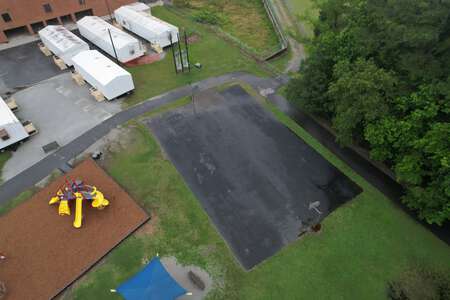 Crews Middle School Outdoor Basketball Courts in Lawrenceville
