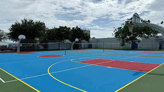 Bowman Ashe Doolin K-8 Academy Upper Academy Outdoor Basketball Courts in Miami