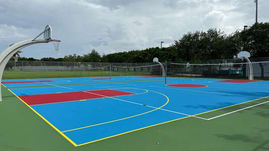 Upper Academy Outdoor Basketball Courts