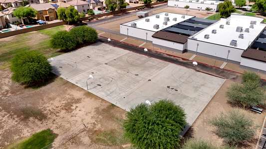 Maricopa Wells Middle School Outdoor Basketball Courts in Maricopa