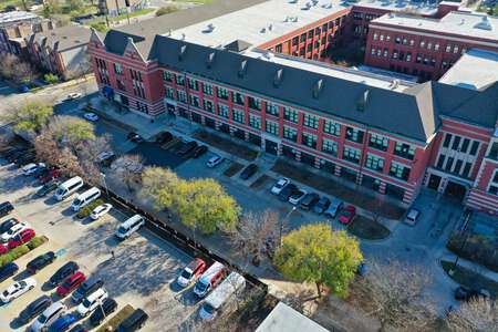 Marshall - John Marshall Metropolitan High School Parking Lot - Front in Chicago