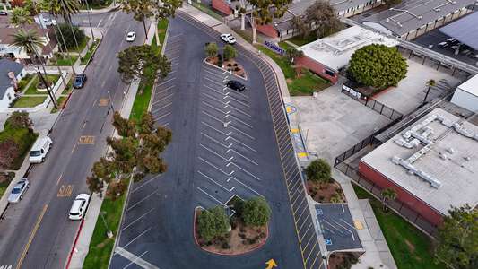 Newport Heights Elementary School (K-6) Parking Lot in Newport Beach