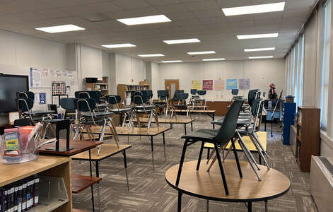 Port Allen Middle School Library in Port Allen