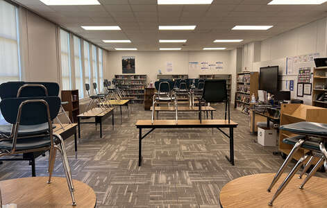 Port Allen Middle School Library in Port Allen