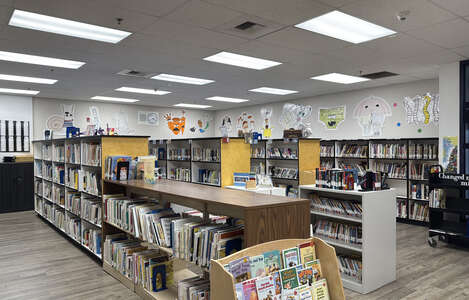 Ellerth E. Larson Elementary School Library in Lodi