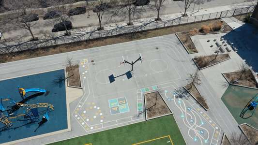 O'Keeffe - Isabelle C O'Keeffe Elementary School Outdoor Basketball Courts in Chicago 2