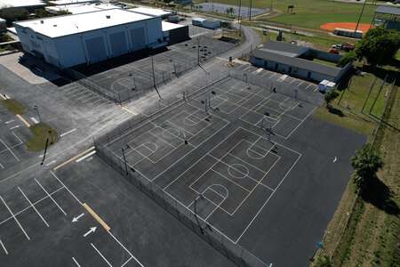 Cypress Lake High School Blacktop / Basketball Courts in Fort Myers