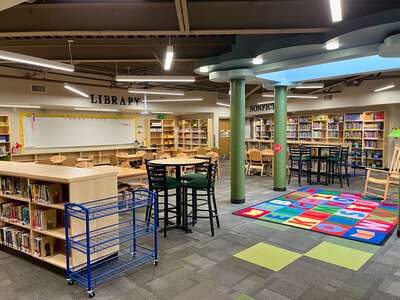 Greenacres Elementary School Library in Spokane Valley
