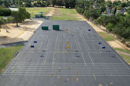 Sutter Elementary School Outdoor Basketball Courts in Antioch