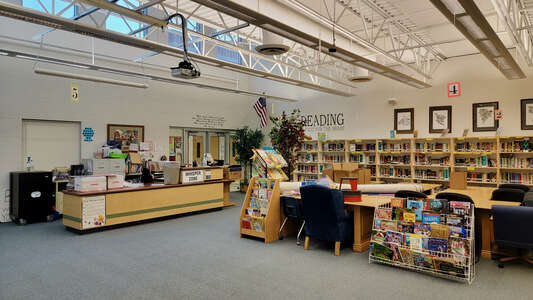 Middle Canyon Elementary School Media Center in Tooele