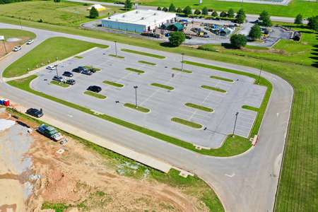 Don Tyson School of Innovation Parking Lot 2 in Springdale