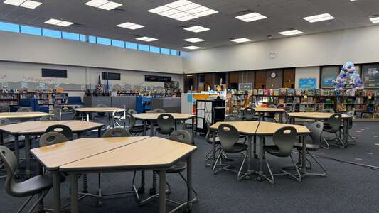 Harvest Hills Elementary School Library in Oklahoma City 2