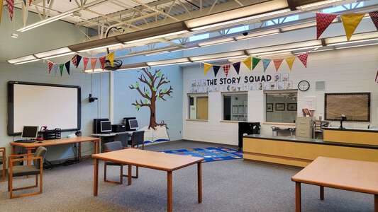 Rose Springs Elementary School Media Center in Stansbury Park