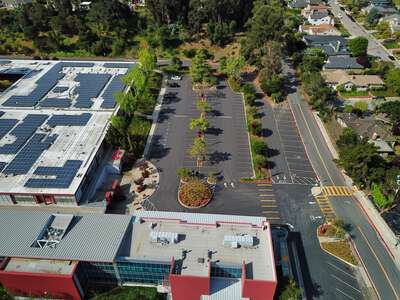 Aragon High School Parking Lot in San Mateo