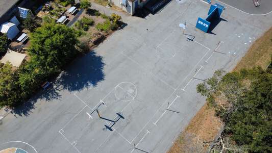 Santa Cruz Gardens Elementary School Outdoor Basketball Courts in Santa Cruz
