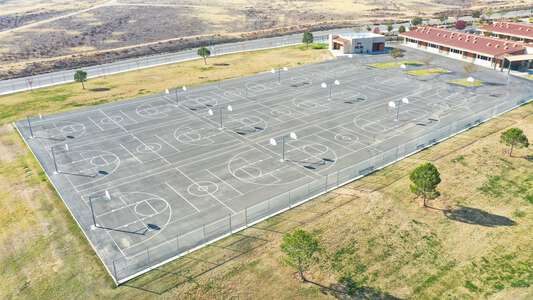 Cato Middle School Basketball Courts in Bakersfield