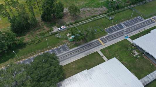 San Antonio Elementary School Parking Lot - Back in Dade City