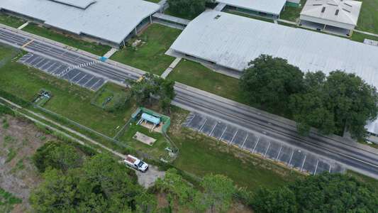 San Antonio Elementary School Parking Lot - Back in Dade City
