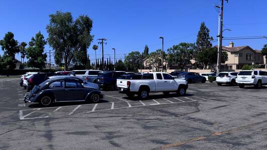 Prospect Elementary School Parking Lot in Orange