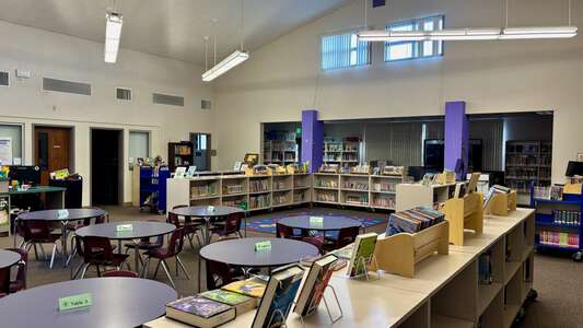 Oster Elementary School Library in San Jose