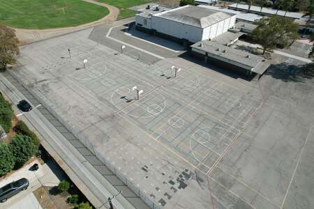 Emerson Middle School Blacktop / Basketball Courts in Pomona
