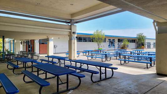 Magruder Middle School Lunch Benches in Torrance