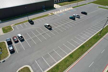 Grimsley Junior High School Parking Lot in Bentonville